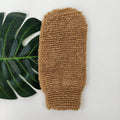 Jute Shower Glove with Exfoliating Loofah Natural Sponges & Scrubbers Bath Mitt for Body Application Bath Brushes