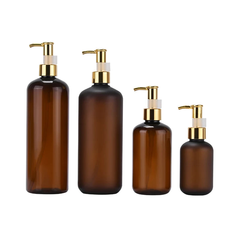 Luxury 50ml 100ml 200ml 250ml 300ml 400ml 500ml Cosmetic Plastic Pump Bottle Shampoo Bottle for Cosmetic Packaging