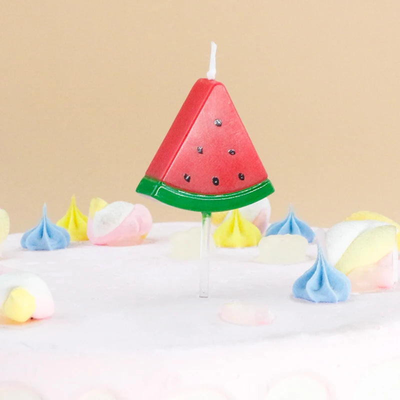 Wholesale Single Pack Watermelon Shaped Birthday Candles