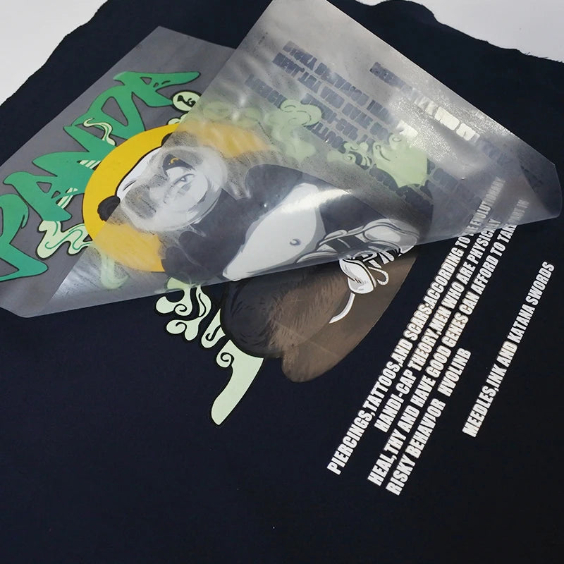 Factory Wholesale Eco-Friendly Waterproof UV Custom Die Cut Sublimation Heat Transfer Iron-On Transfers for Clothing Garment