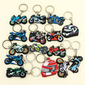 Custom Motorcycle Rubber Pvc Key Chain Personalized Soft Silicone Sport  Keychain Making Accessories Cute in Bulk Fujian