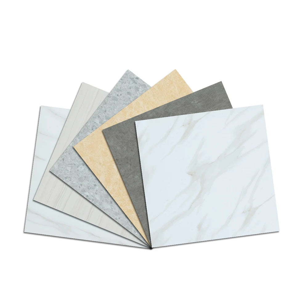 Luxury Waterproof Piso LVT Indoor Peel and Stick Plastic PVC Floor Tiles 60x60 for Home Use