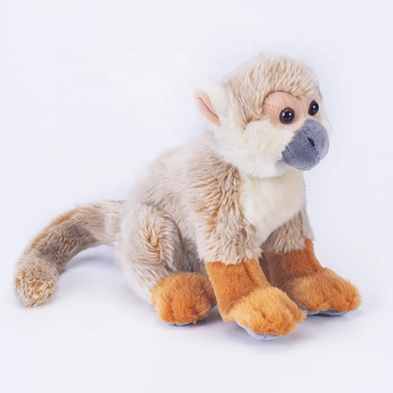 Customizable Cute Cartoon Monkey Toy Flannel Soft Animal Mascot with OEM Logo for Kids