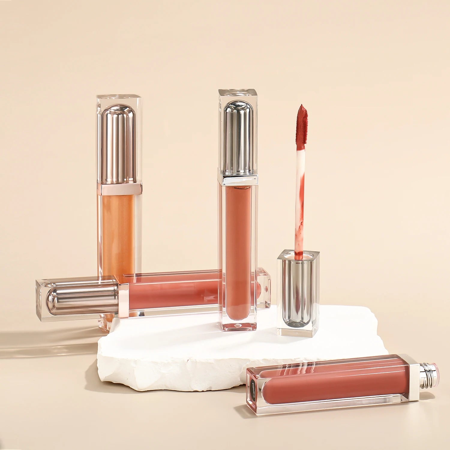 Lip Gloss Non-Fading Formula Lip Gloss Makeup Small Quantity Available Custom Logo Matte Velvet Lipgloss