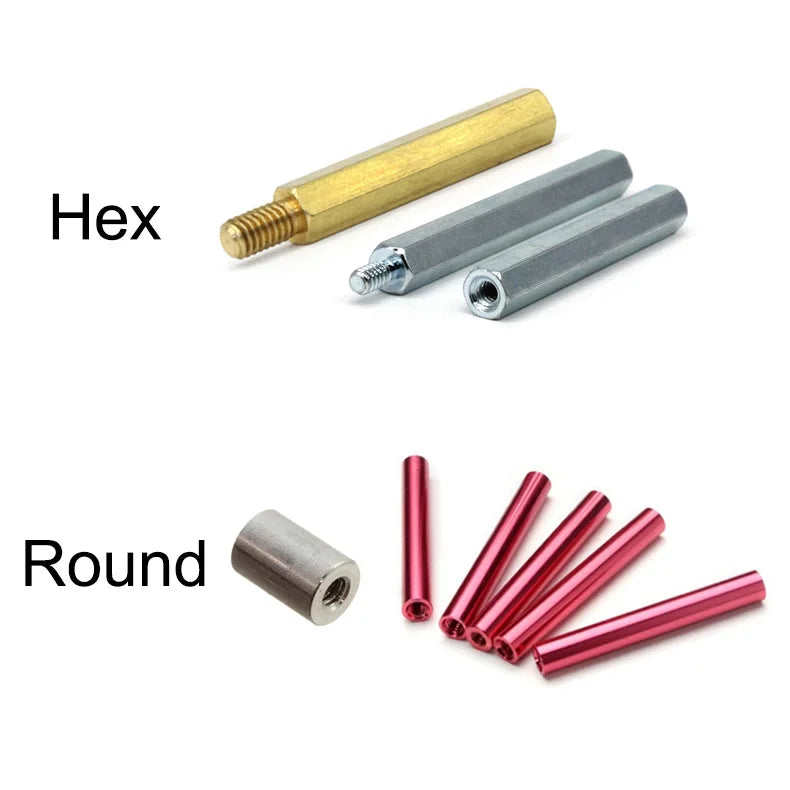 Jeasnn China Manufacturer Metal Stainless Steel Brass Hex Male Female Threaded Pcb Standoff Screw Round Aluminum Standoff Spacer