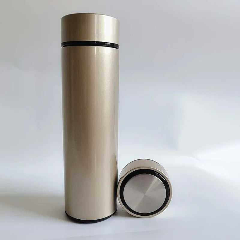 New Products 2025 Thermal Display Temperature Stainless Steel Water Cup 500ml Portable Travel Smart Mug Thermal Cup
