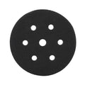 6'' 7 Holes Soft Black Foam Interface Pad Hook & Loop Type Interface Pad
