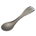 2 in 1 Camping Hiking Cutlery Ultralight Pure Titanium Spork for Outdoors