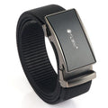 TUSHI Men's Custom Fashion Nylon Belt Wholesale Business Style Adjustable Alloy Automatic Durable 3.4CM Width 120CM Length
