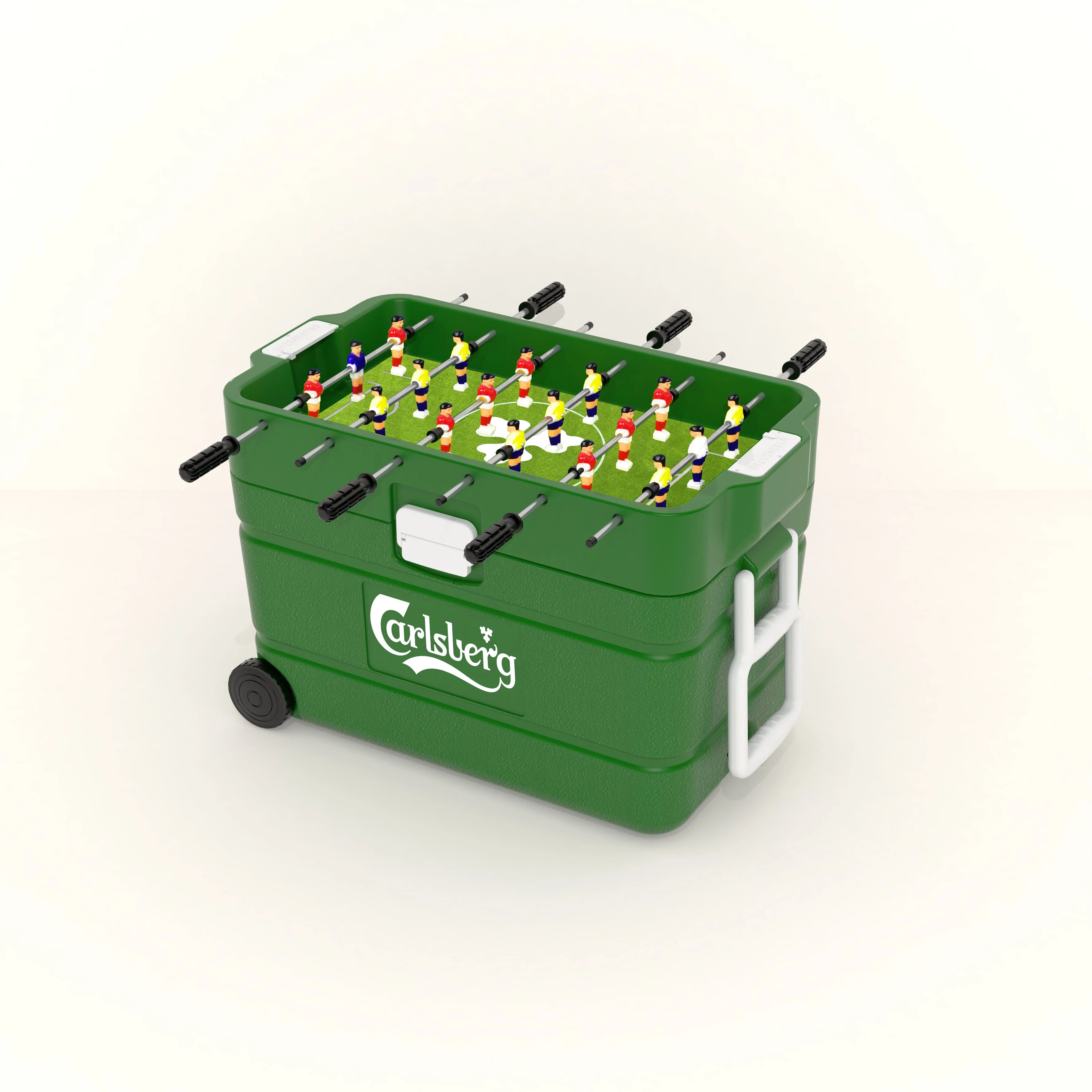 Best Seller Indoor and Outdoor PE Pub Game Room Sports Foosball Table Hand Football Game Table Soccer with Cooler Function