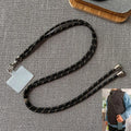 Multiple Color Anti Lost Stretch Durable Nylon Round Cross Body Shoulder Strap Holder Neck Rope Phone case Lanyard for Woman Man