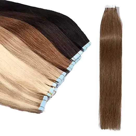 Tape in Hair Extensions 20pcs 30g Remyinvisible Tape in Hair Extensions Straight Human Hair Tape in Extensions