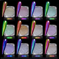 1Jar Candy Color Eyeshadow Magic Mirror Optical Chameleon Powder Nail Art Dust Manicure Fine Pigments Accessories