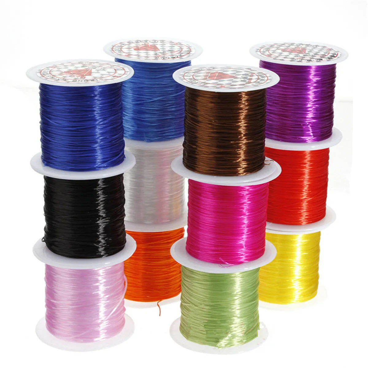 1 Rolls Elastic Strong Stretchy Beading Thread Cord Bracelet String 0.8mm