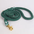 OKEYPETS Custom Personalized Multi Color Luxury Fashion Simple Solid Natural Cotton Running Dog Rope Leashes