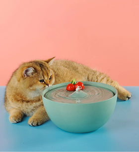 ZMaker Custom Logo 2021 New 1.5L Smart Automatic Pet Dogs Water Dispenser Ceramic Drinking Cat Water Fountain