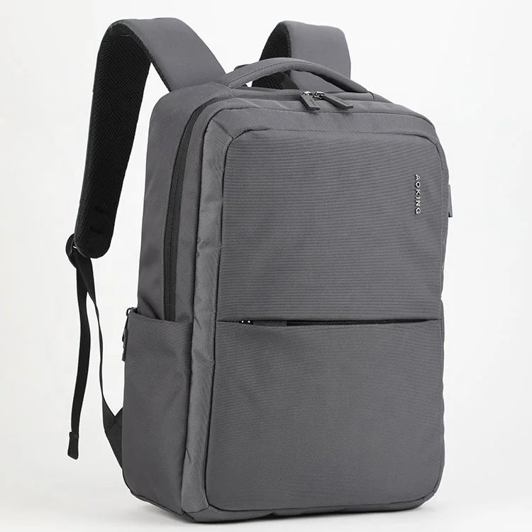 Aoking in Stocks Luxury Rucksack Design Polyester Mochila Travel Bag Men Business Office Laptop Backpack with Usb