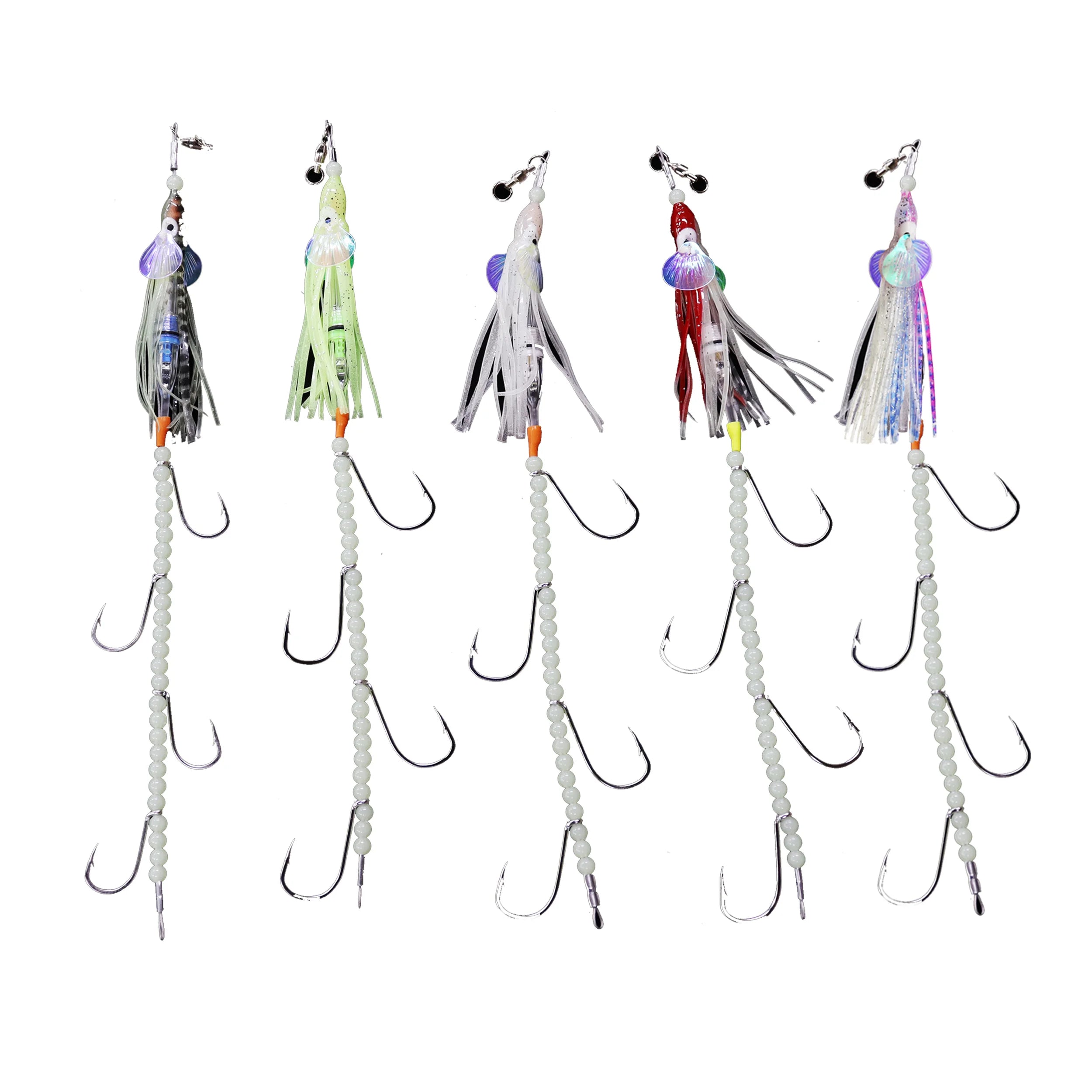 Fishing Sabiki Octopus String Hook With Steel Wire  Fish Hook Artificial Fishing Lures Sea Fishing