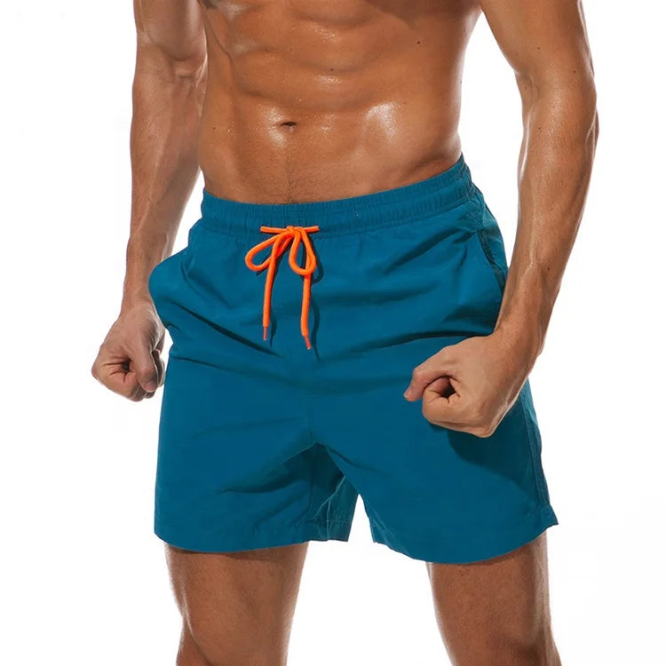 Hot Selling 14 Colors Waterproof Breathable Sports Casual Men's Beach Shorts Pants