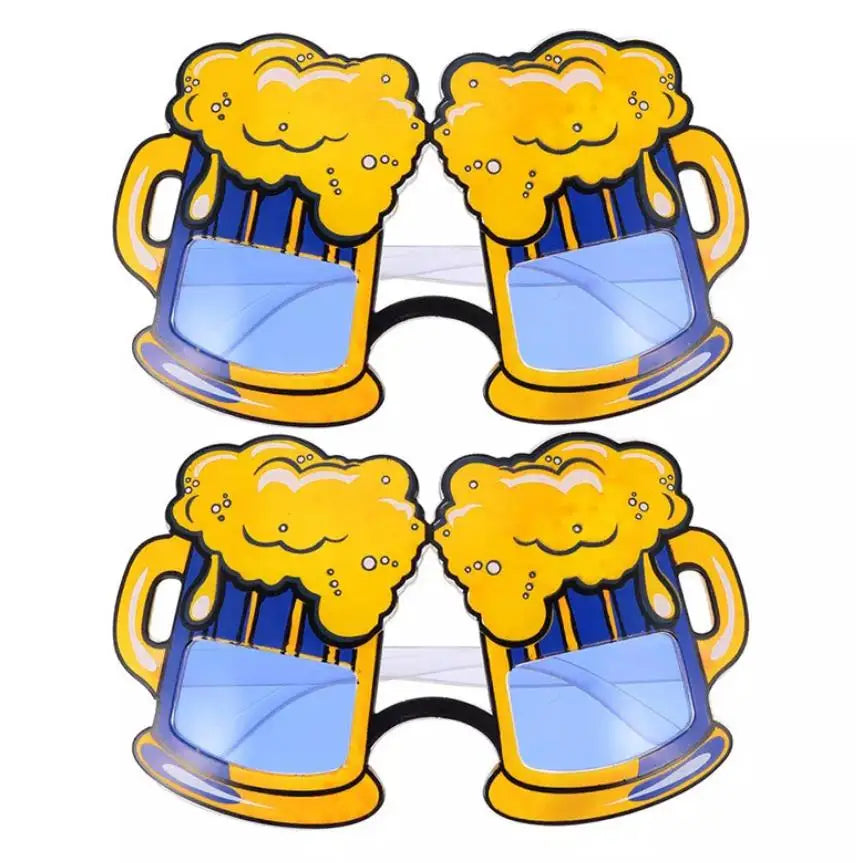 Funny Sunglasses Cocktail Cup Hawaiian Tropical Glasses Luau Hawaii  Beach Pool Themed Party Decoration Photo Booth Props
