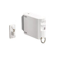 2m Indoor Retractable Wall-Mounted Folding Clothesline Space-Saving Bathroom Washing Line