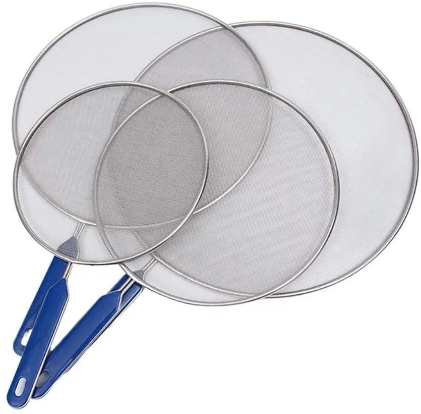 Grease Splatter Screen for Frying Pan of Hot Oil Splash Protects Skin From Splatter Guard for Cooking Iron Skillet Lid