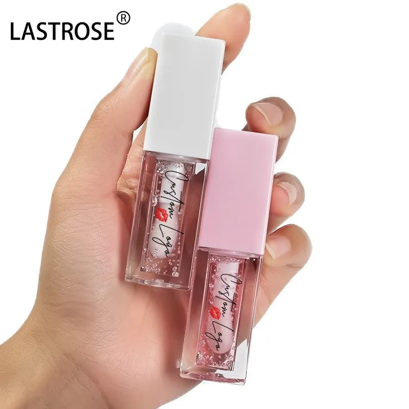 Shimmer Vegan Watermelon Magic Color Changing Lip Gloss Plumper Flavoring Oil Clear Pink Fruit Tint Glow Private Label Lip Oil