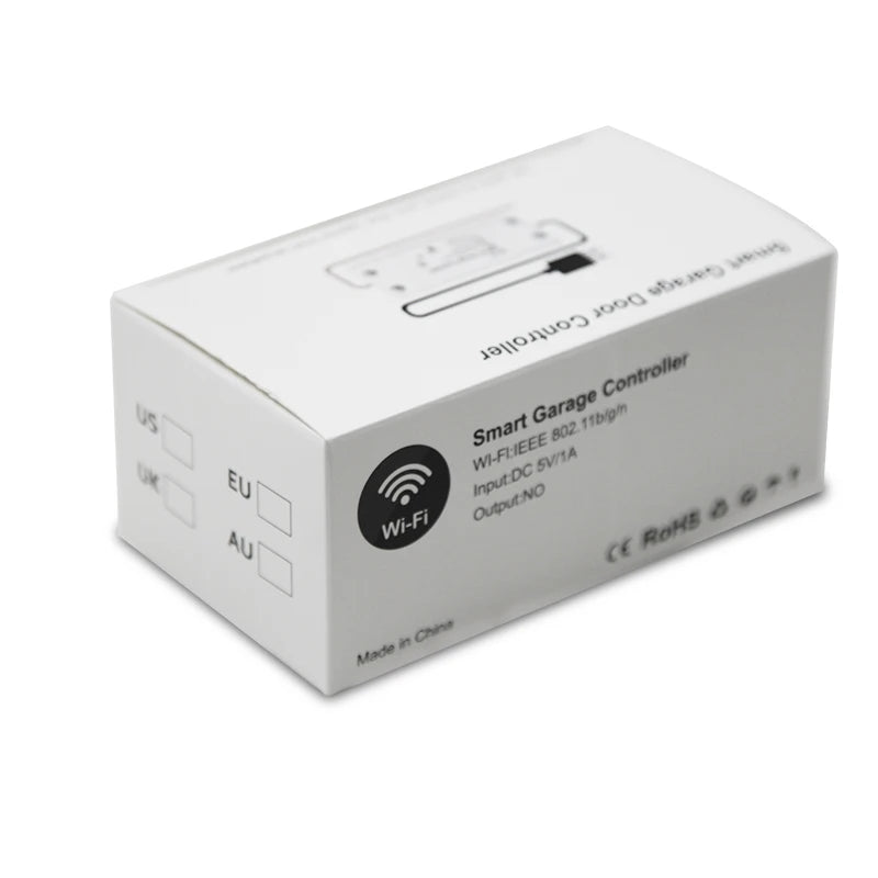 Tuya WiFi Smart Garage Door Opener Alexa Google Assistant Easy DIY Modern Design No Hub Needed 1 Year Warranty High-Power Motor