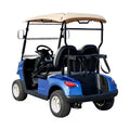 Four Seater Electric Utility Golf Cart with Cargo Box 70-110km Range 30km/h Speed on Sale