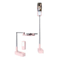 Remote Phone Holder Video Recording Phone Holder Selfie Storage Stick with Light for Teaching Supplies Photography/Makeup/Ti