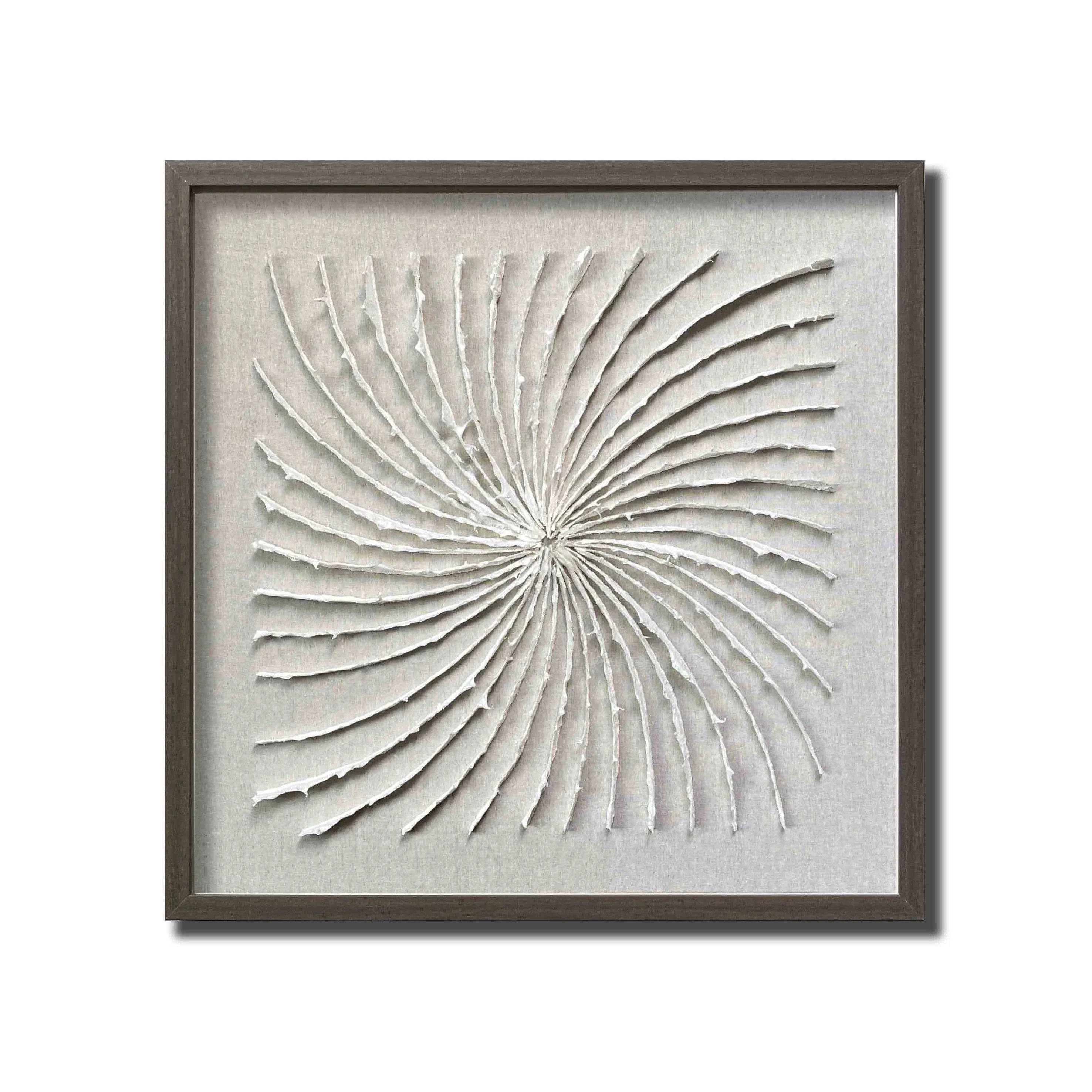 Rural Abstract Vortex Wall Art Decoration Classic Modern Home Decoration Box Frame