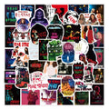 50Pcs Fear Street Horror  Film TV Stickers for Trend Skateboard Bike Car Luggage Laptop Bottles Vinyl Custom Sticker