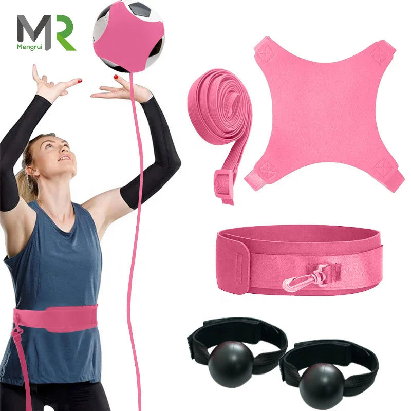 MR Adjustable Cord Waist Solo Practice Serving Tosses Volleyball Training Equipment Aid