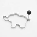 430 Stainless Steel Animal Elephant Shape Egg Frying Mold Eco-Friendly Metal Omelette & Pancake Fried Tools