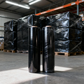Pudi Black Customized PE Packing Jumbo Stretch Film Roll Length High Protective Plastic Tape Black Wrapping Packaging