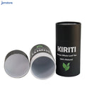 Custom Printed Creative Black Round Cylinder Cardboard Mailing Pack Scarf Kraft Candle Paper Tube for Cosmetic