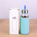 Hot Sale Sleeve Glass Water Bottles Drink Bottle Tumbler 500ml Vacuum Flask Water Bottle