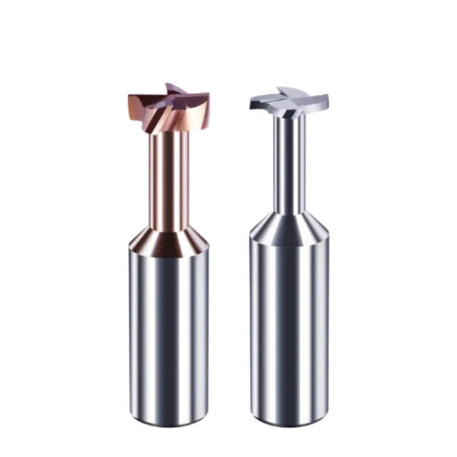 Carbide T Slot Milling Cutter Tungsten Steel End Mill High Precision 4 Flutes 55HRC CNC Groove Machining Tool OEM Metal Aluminum