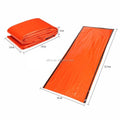 Wholesale Lightweight PE Material Emergency Sleeping Bag 110g Portable Orange with Customizable Logo for Camping & Hiking