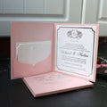 Wholesale Minimalist Hardcover Wedding Invitations Custom Logo Paper Wedding Party Event Luxury Invitation Cards