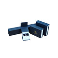 Custom Logo Printed Slide Paper Earring Necklace Gift Ring Packaging Boxes Jewelry Box Set