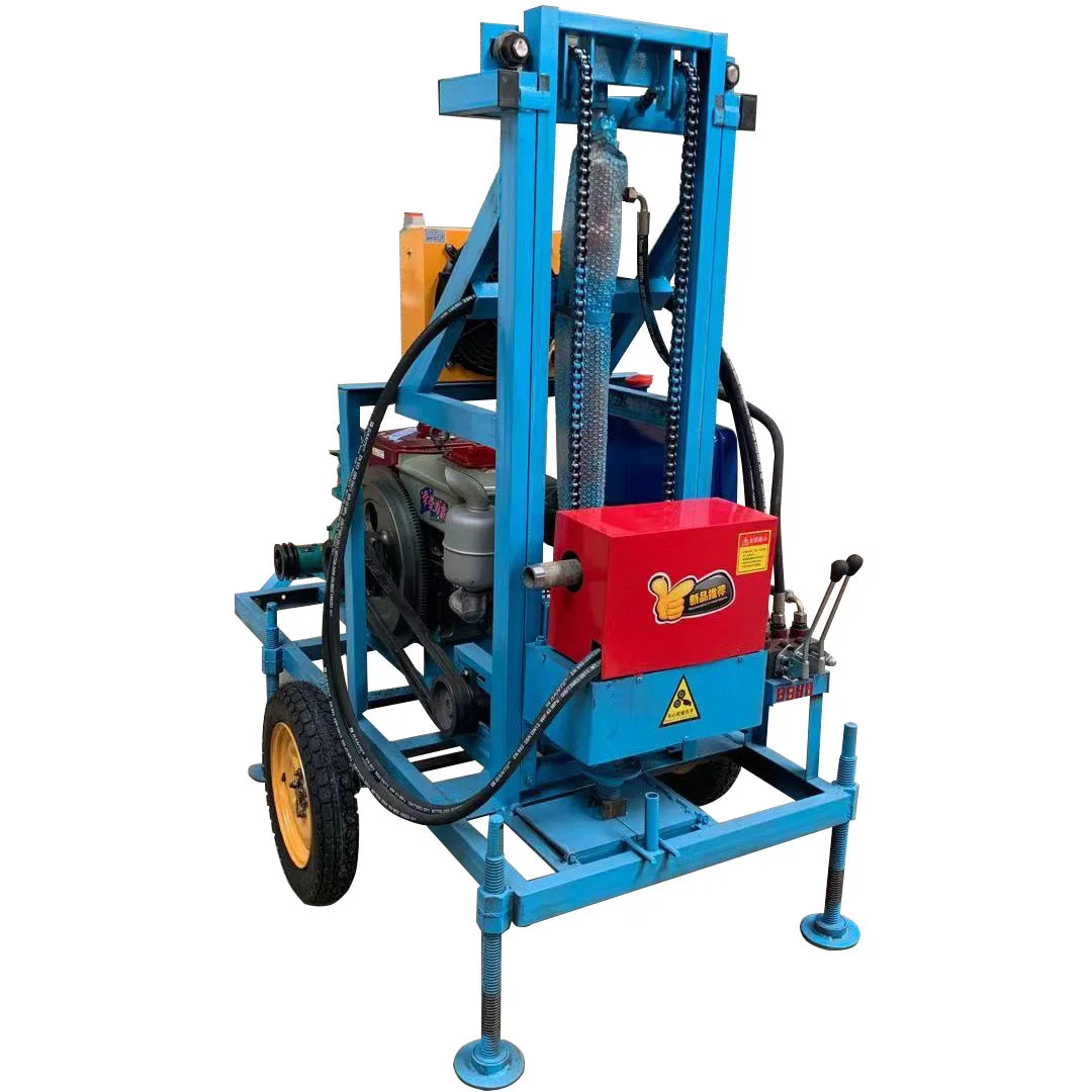 Small Water Well Drilling Rig 120m Borehole Drilling Machine Low Cost