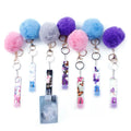 Free Custom Logo Plastic Purse Clip Card Grabber Key Chain Credit Pullers Card Grabber Keychain for Long Nails