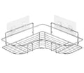 Wall Mounted No Drilling Shower Caddy Shelf Organizer Storage for Kitchen Toilet Bathroom Corner Shelf