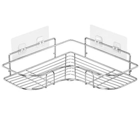 Wall Mounted No Drilling Shower Caddy Shelf Organizer Storage for Kitchen Toilet Bathroom Corner Shelf