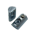 3030 Series 8 Slot Galvanized Carbon Steel Slotted Nut M3 M4 M5 M6 M8 Zinc & Nickel Plated Slide-in T-Nut with Spring Ball