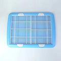 Customizable Indoor Dog Potty Tray with Mobile Holder Durable and Convenient Plastic Dog Toilet