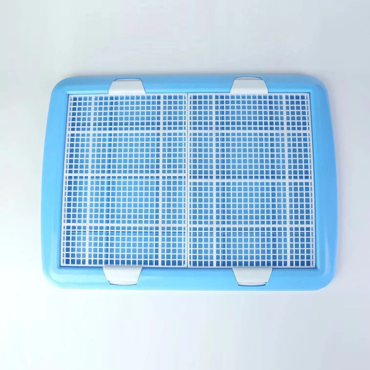 Customizable Indoor Dog Potty Tray with Mobile Holder Durable and Convenient Plastic Dog Toilet