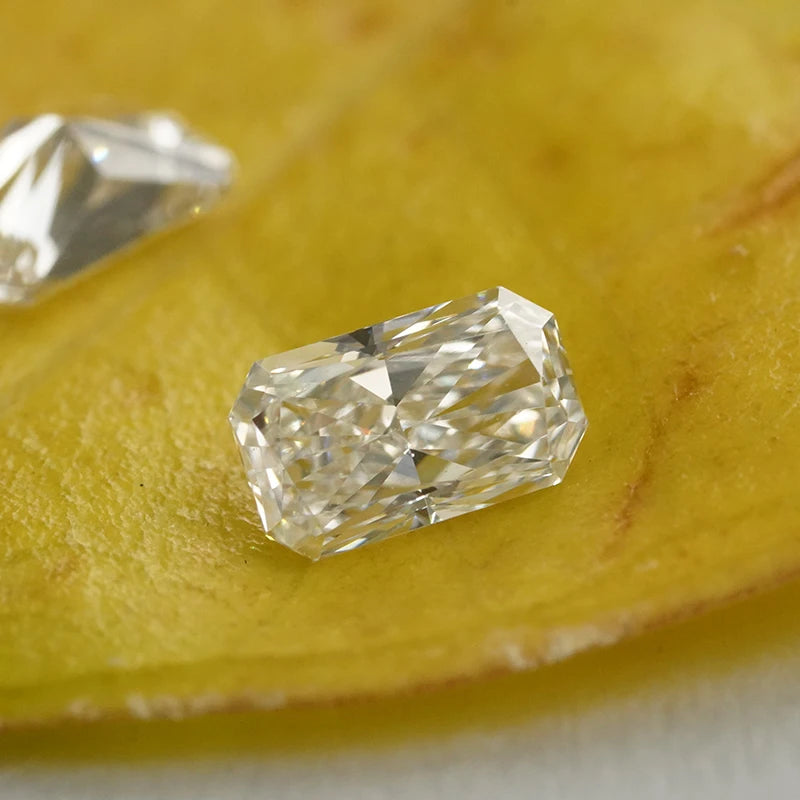 Loose DEF SI Radiant Cut 0.8-1ct Ring Stone HPHT Lab Diamond