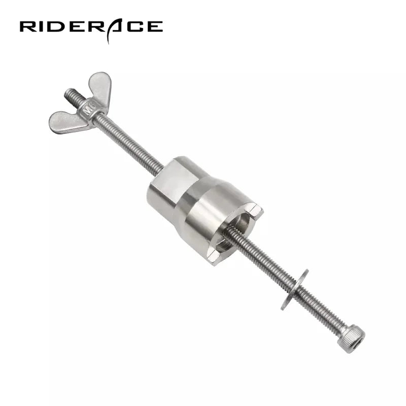 RIDERACE 4mm Slot Installation Sleeve Mountain Road Bike Stainless Steel Flower Drum Tower Base Removal Tool for Cycling Tools